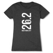 Women's Everyday Runners Tee - New York City 26.2 Vertical