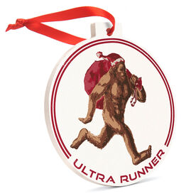 Running Round Ceramic Ornament - Ultra Runner