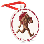 Running Round Ceramic Ornament - Ultra Runner
