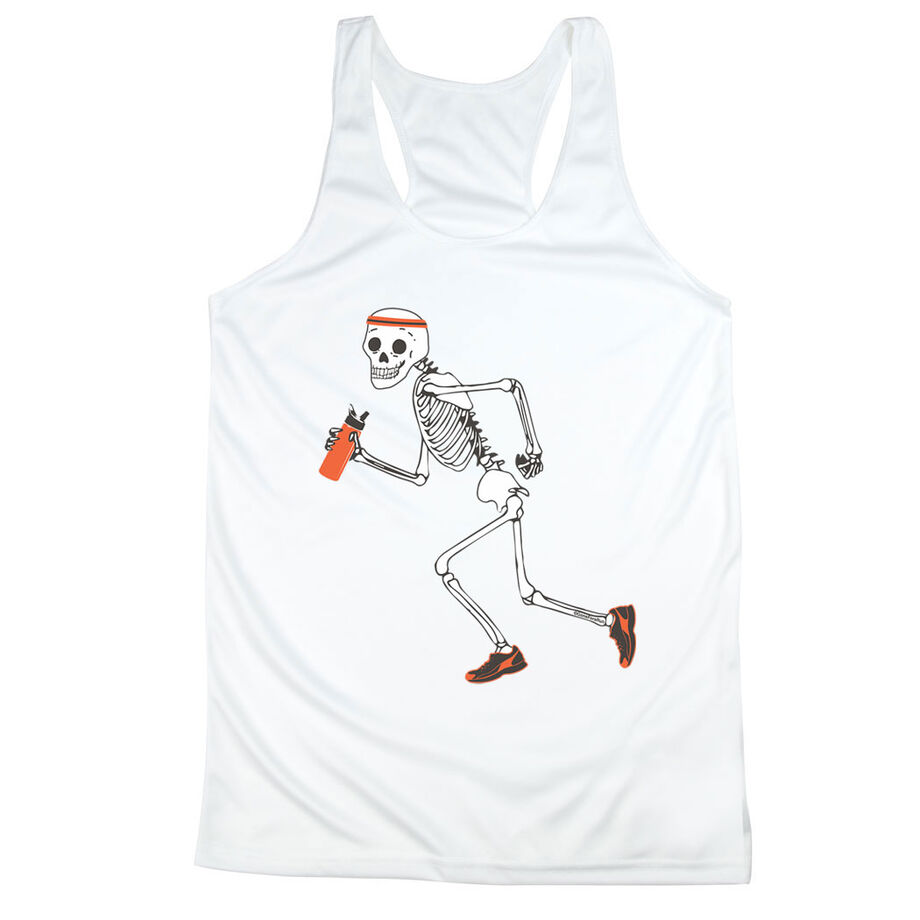 Women's Racerback Performance Tank Top - Never Stop Running