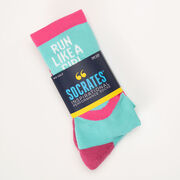 Socrates&reg; Mid-Calf Socks - Run Like a Girl