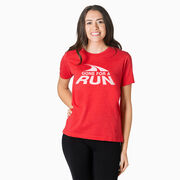 Running Short Sleeve T- Shirt - Gone For a Run&reg; White Logo