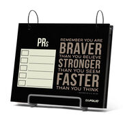 BibFOLIO&reg; Race Bib Album - Braver Stronger Faster