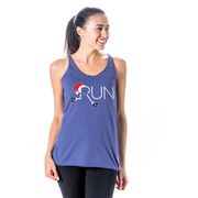 Women's Everyday Tank Top - Let's Run For Christmas