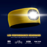 Running LED Lighted Performance Headband - Nighthawk