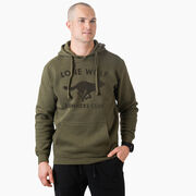 Statement Fleece Hoodie -  Run Club Lone Wolf