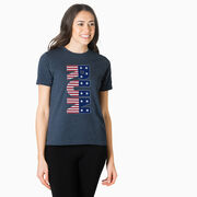 Running Short Sleeve T-Shirt - Patriotic Run