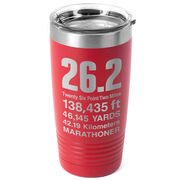 Running 20 oz. Double Insulated Tumbler - 26.2 Math Miles