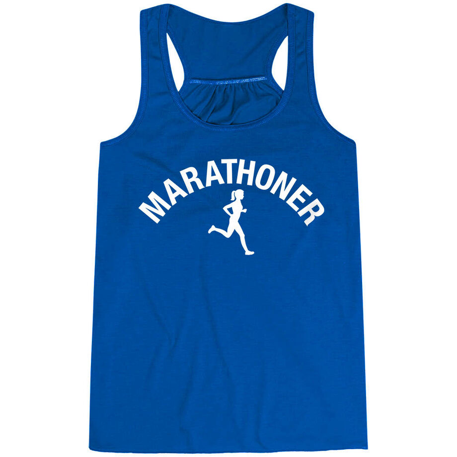 Flowy Racerback Tank Top - Marathoner Girl
