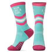 Socrates&reg; Mid-Calf Performance Sock Set - Run Like a Girl&reg;