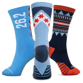Socrates® Mid-Calf Performance Sock Set - Chicago