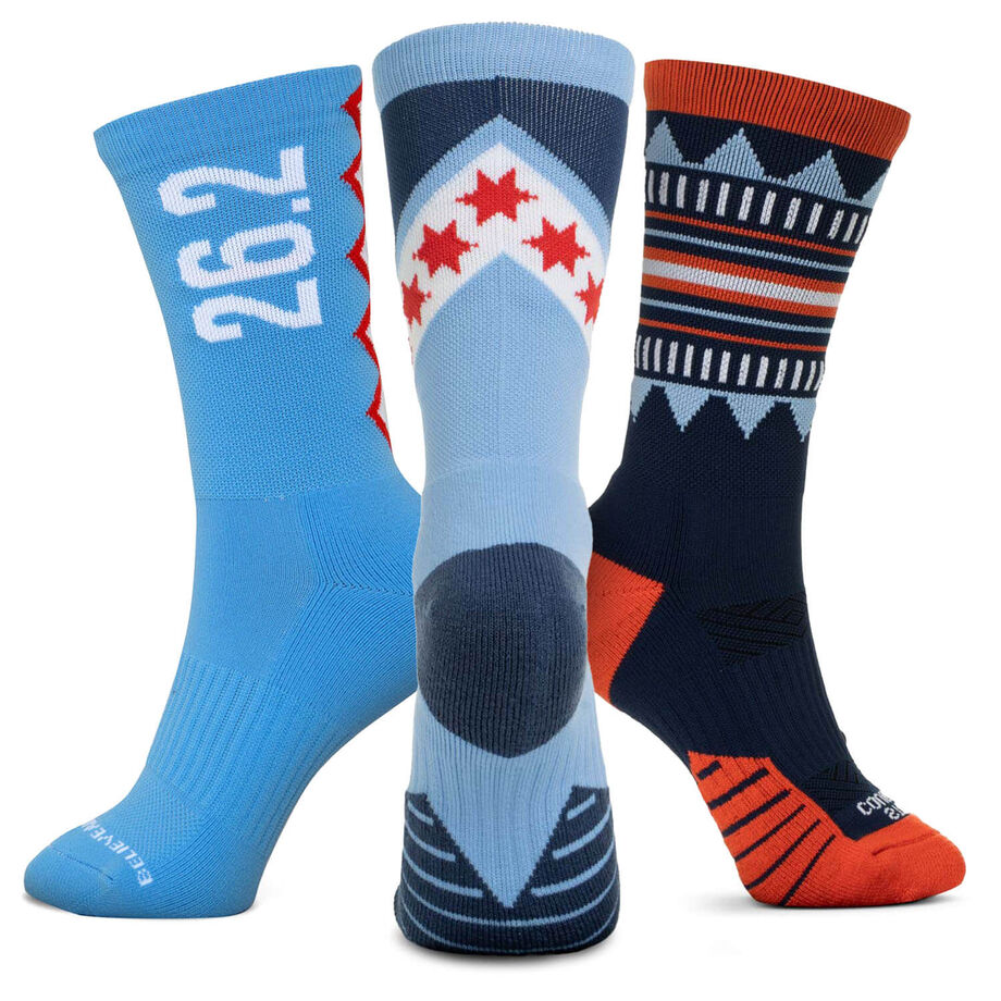 Socrates® Mid-Calf Performance Sock Set - Chicago