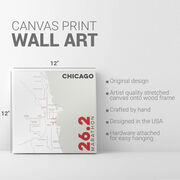 Running Canvas Wall Art - Chicago Route