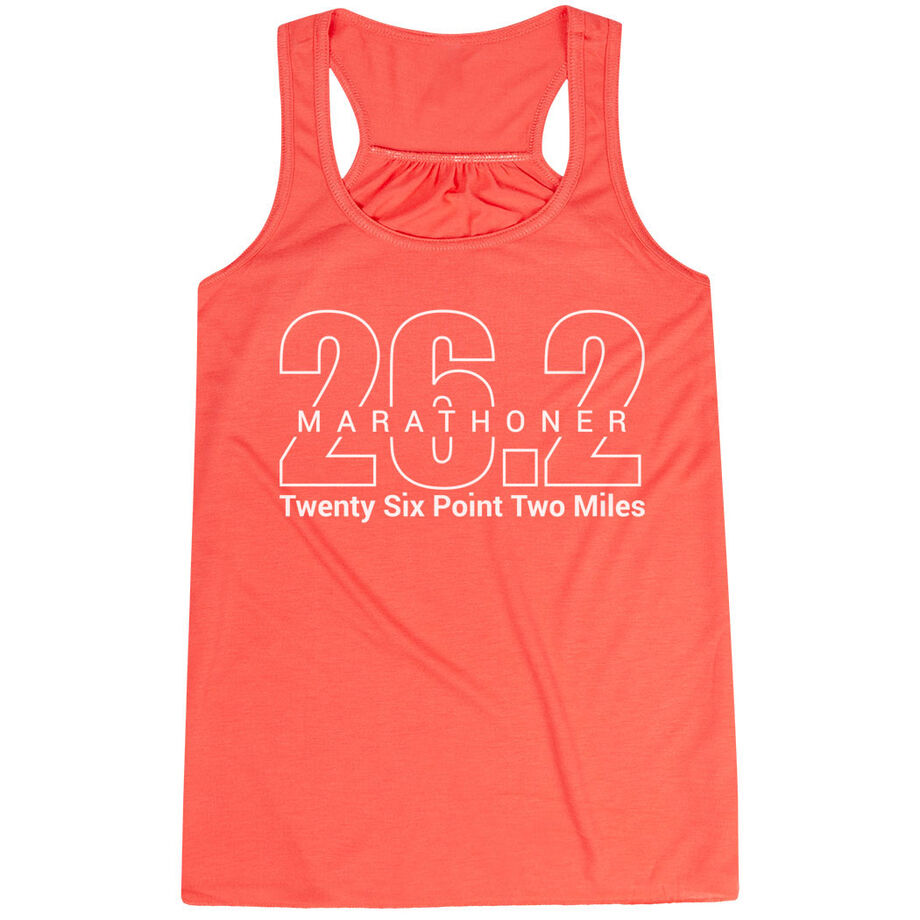 Flowy Racerback Tank Top - Marathoner 26.2 Miles