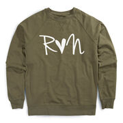 Running Raglan Crew Neck Pullover - Run Heart