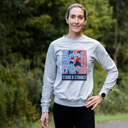 Running Raglan Crew Neck Sweatshirt - Stars and Strides
