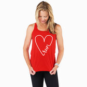 Flowy Racerback Tank Top - Run With Love