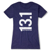 Women's Everyday Runners Tee 13.1 Half Marathon Vertical