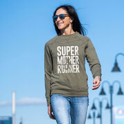 Running Raglan Crew Neck Pullover - Super Mother Runner