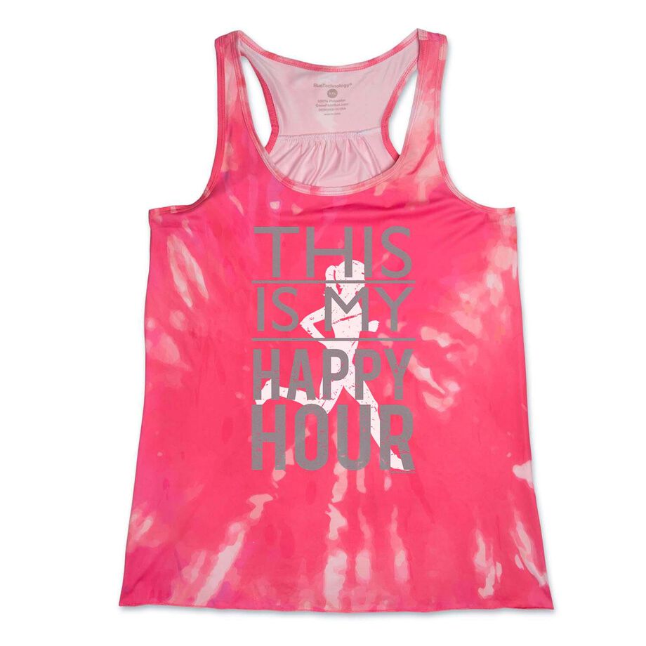 RunTechnology&reg; Performance Tank Top - This Is My Happy Hour