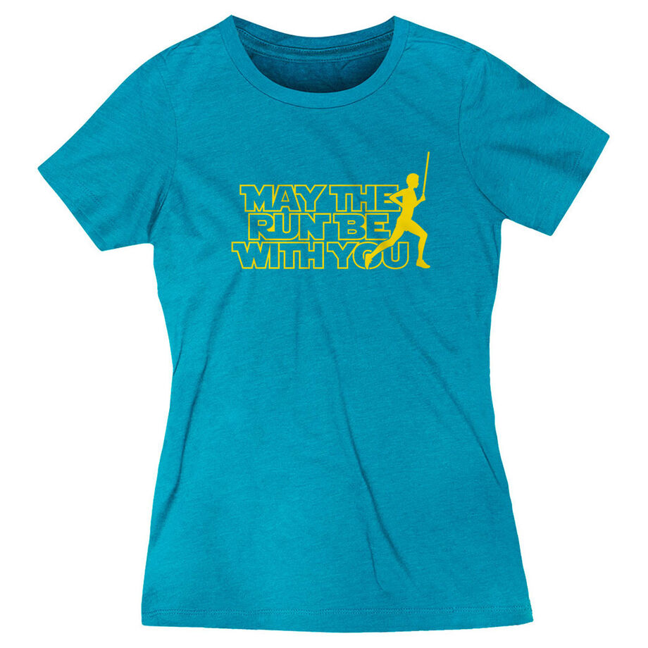 Women's Everyday Runners Tee - May The Run Be With You