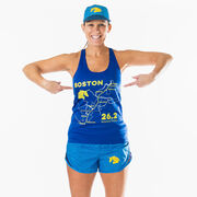 Women's Racerback Performance Tank Top - Boston Route