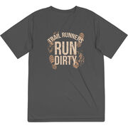 Men's Running Short Sleeve Performance Tee - Run Dirty