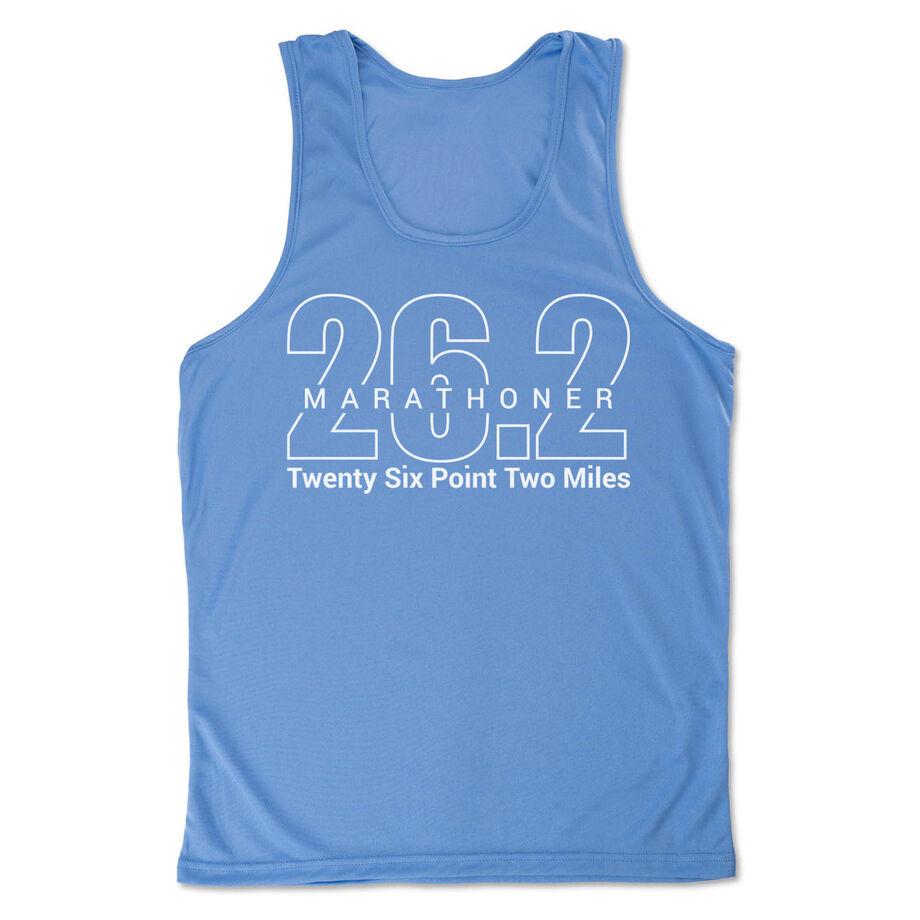 Men's Running Performance Tank Top - Marathoner 26.2 Miles