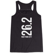 Flowy Racerback Tank Top - New York City 26.2 Vertical