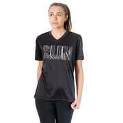 Women's Short Sleeve Tech Tee - Run With Inspiration