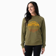 Running Raglan Crew Neck Pullover - Running is My Sunshine