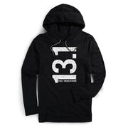 Running Lightweight Hoodie - 13.1 Half Marathon Vertical