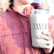 Running 20 oz. Double Insulated Tumbler - 26.2 Roman Numerals