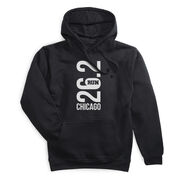 Statement Fleece Hoodie -  Chicago 26.2 Vertical