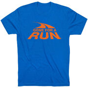 Running Short Sleeve T-Shirt - Gone For a Run&reg; Logo (Orange) 