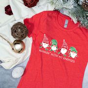 Women's Everyday Runners Tee - Runnin' With My Gnomies&reg; - Christmas