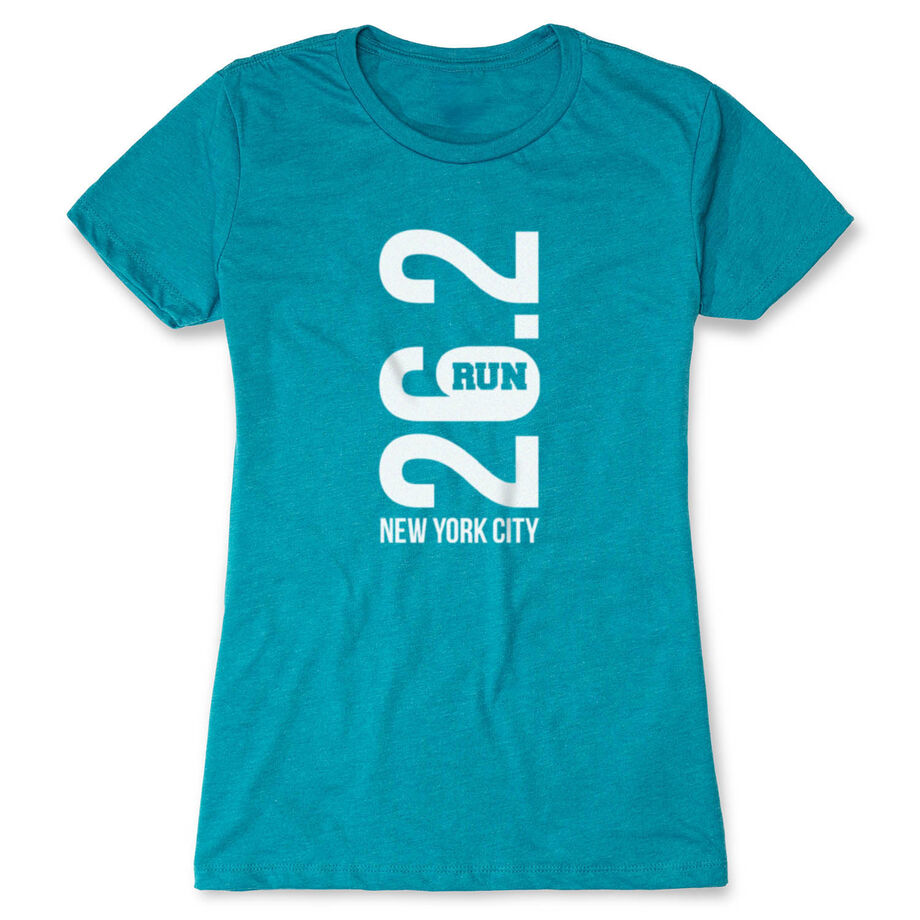 Women's Everyday Runners Tee - New York City 26.2 Vertical