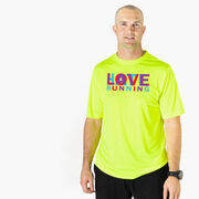 Men's Running Short Sleeve Performance Tee - Love Hate Running