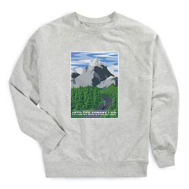Running Raglan Crew Neck Sweatshirt - Into the Forest