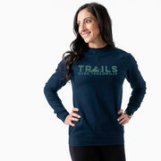 Running Raglan Crew Neck Pullover - Trails Over Treadmills