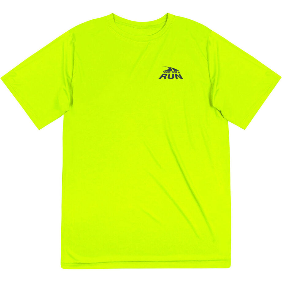 Men's Running Short Sleeve Performance Tee - Gone For a Run® Logo - Mini
