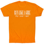 Running Short Sleeve T-Shirt - Run Like A Girl®