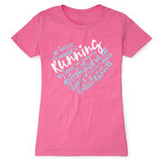 Women's Everyday Runners Tee - Live Love Run Heart