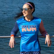 Women's Running Long Sleeve Performance Tee - Patriotic Run
