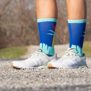 Socrates&reg; Mid-Calf Performance Socks - City Of Dreams