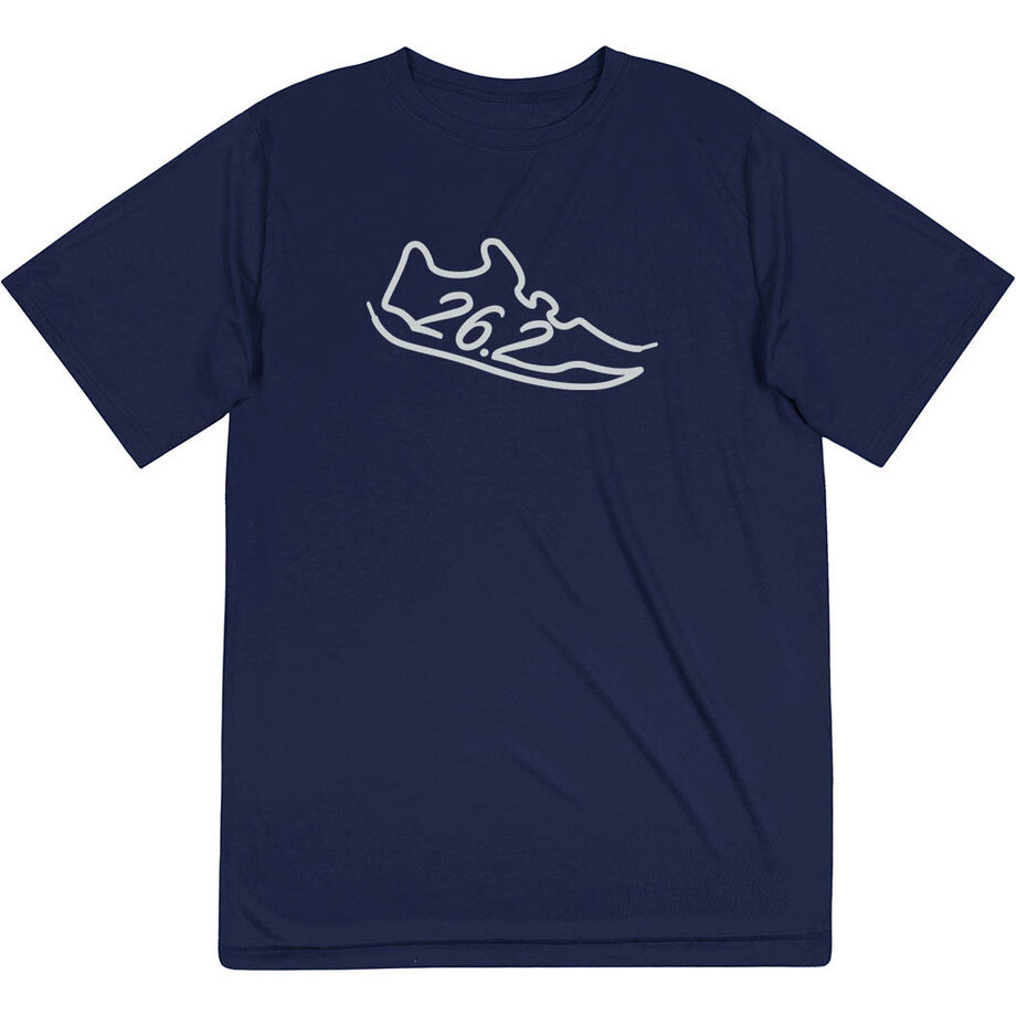 Men's Running Short Sleeve Performance Tee - 26.2 Run Shoe
