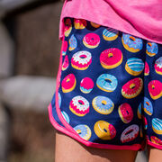 TrueRun Women's Running Shorts - Donuts