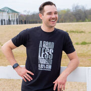 Running Short Sleeve T-Shirt - A Road Less Traveled - Marathoner