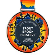 Hike/Walk Custom Race Medals