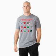 Running Short Sleeve T-Shirt - The 12 Miles of Christmas